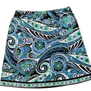 🛑 SOLD ‼️ NEW YORK & COMPANY SKIRT NEW YORK & COMPANY SKIRT  BLUE PAISLEY SKIRT